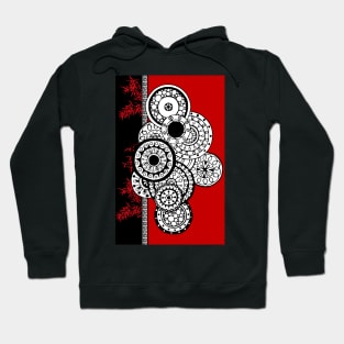 Bamboo Spiral Circles Hoodie